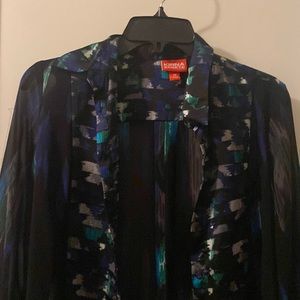 Target Parisian Nights Long Sleeve Shirt Dress